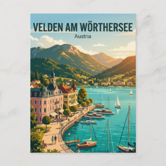 Velden am Wörthersee Austria Postcard