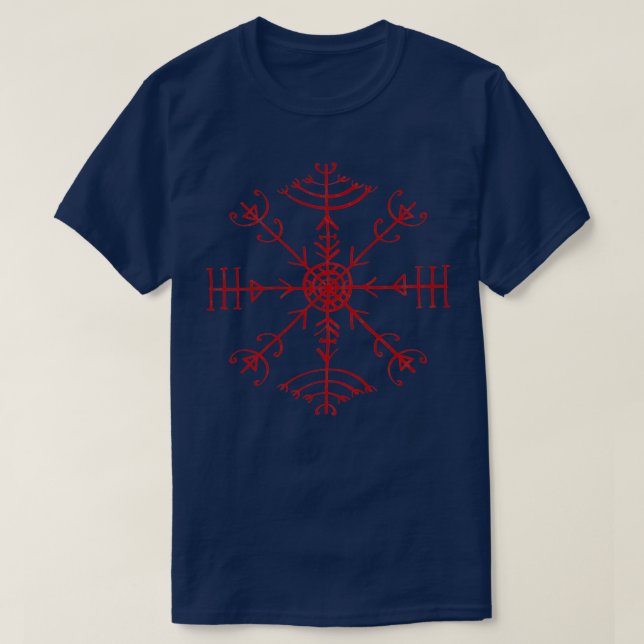 Veldismagn Icelandic Bind Rune Protection Health a T-Shirt (Design Front)