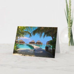 Veligardu Island, Maldives Card