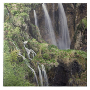 Veliki Slap (Waterfall) Plitvice Lakes National Ceramic Tile