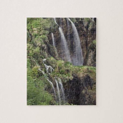 Veliki Slap Waterfall Plitvice Lakes National Jigsaw Puzzle