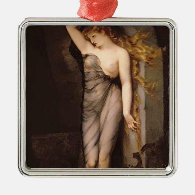 Velleda, before 1869 metal ornament (Front)