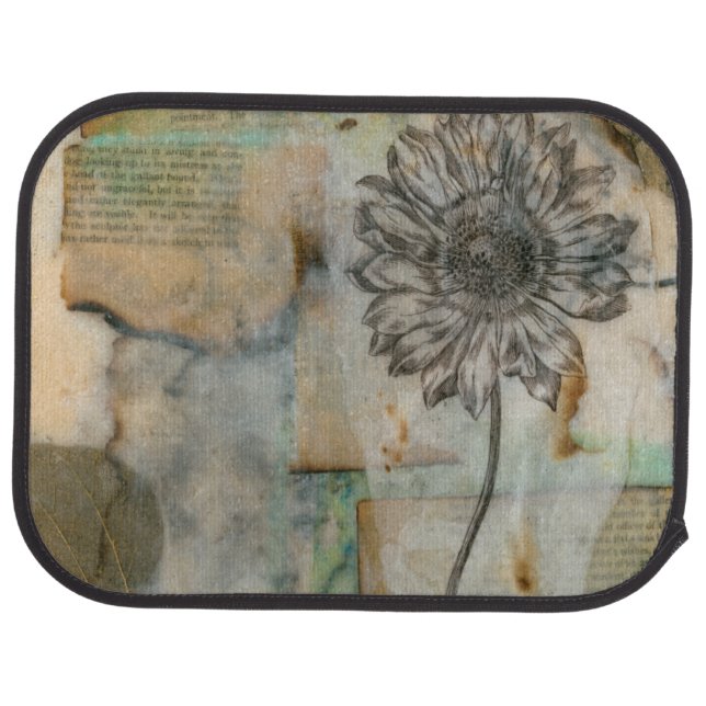 Vellum Floral I Car Mat (Rear)