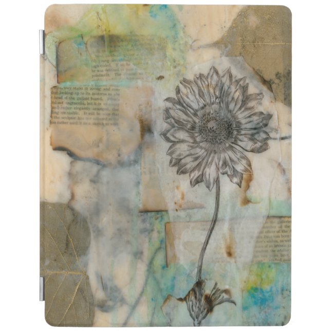 Vellum Floral I iPad Smart Cover (Front)