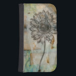 Vellum Floral I Galaxy S4 Wallet Case<br><div class="desc">Floral</div>