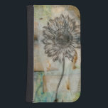 Vellum Floral I Galaxy S4 Wallet Case<br><div class="desc">Floral</div>