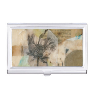 Vellum Floral II Business Card Case