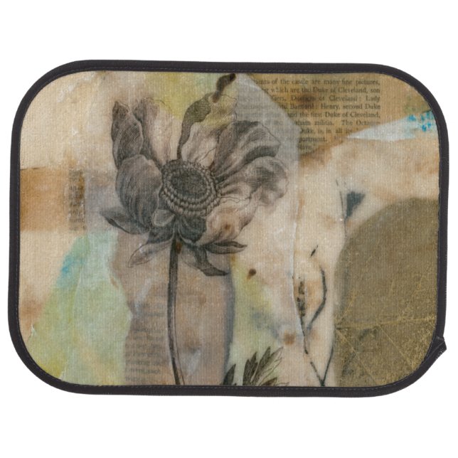 Vellum Floral II Car Mat (Rear)
