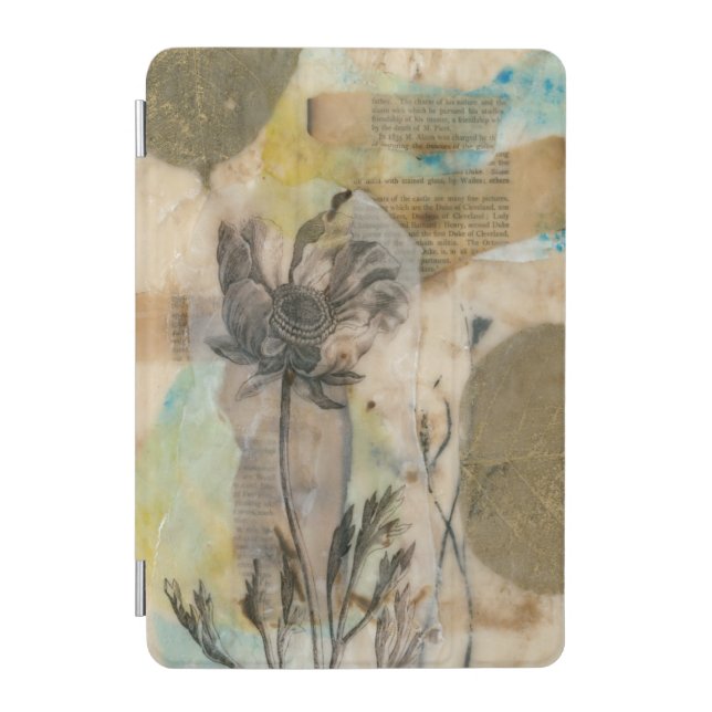 Vellum Floral II iPad Mini Cover (Front)