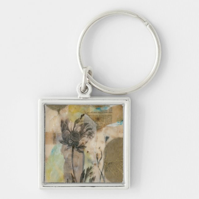 Vellum Floral II Keychain (Front)
