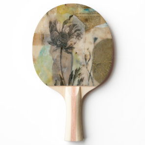 Vellum Floral II Ping-Pong Paddle