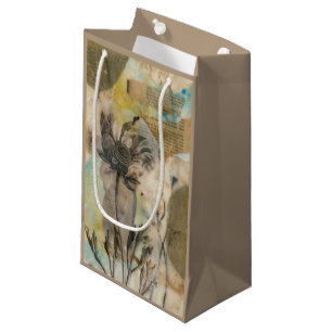 Vellum Floral II Small Gift Bag
