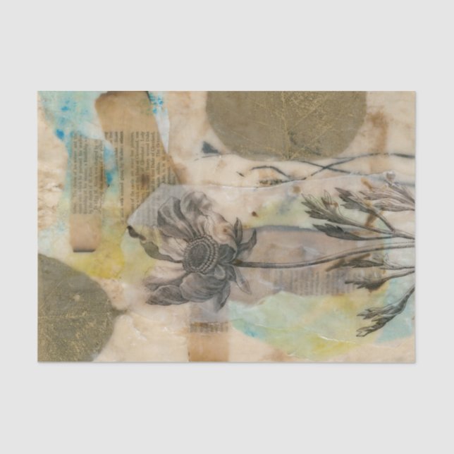 Vellum Floral II Tissue Paper (Front)