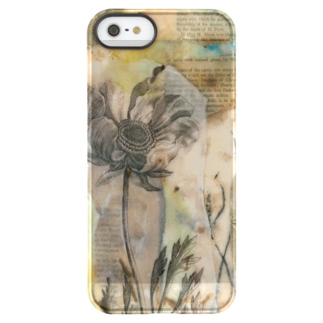 Vellum Floral II Uncommon iPhone Case (Back)