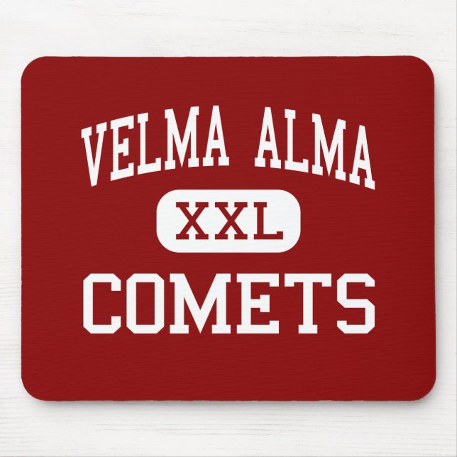 Velma Alma - Comets - Middle - Velma Oklahoma Mouse Pad (Front)