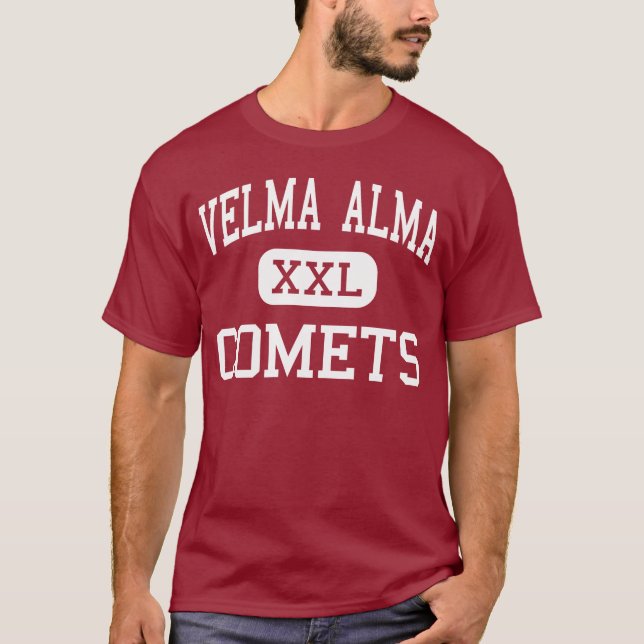 Velma Alma - Comets - Middle - Velma Oklahoma T-Shirt (Front)