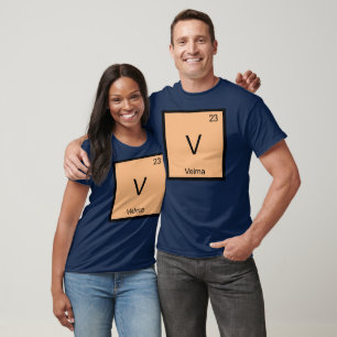 Velma Name Chemistry Element Periodic Table T-Shirt