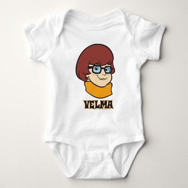 Velma Name Graphic Baby Bodysuit (Front)