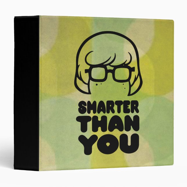 Velma "Smarter Than You" Graphic 3 Ring Binder (Front/Spine)