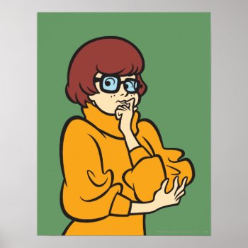 Velma Thinking Poster by scoobydoo at Zazzle