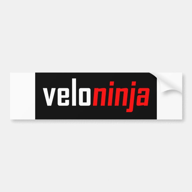 Velo Ninja Bumper Sticker (Front)