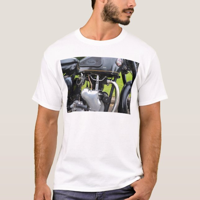 Velocette Engine T-Shirt (Front)