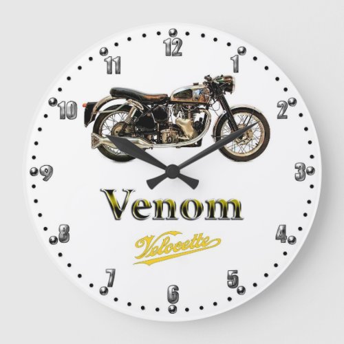 Velocette Venom Motorcycle Quartz Wall Clock