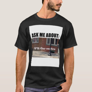 Velocipastor  Vfxcar On Fire  T-Shirt