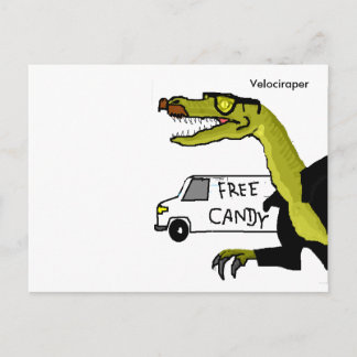 Velociraper Postcard