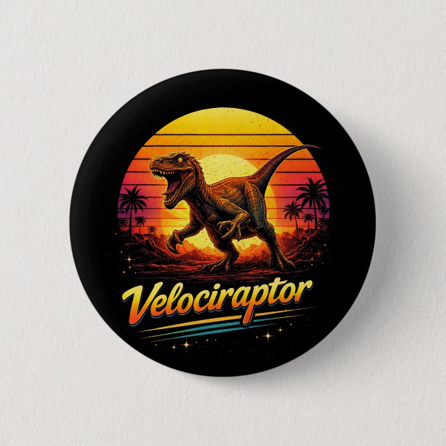 Velociraptor Button (Front)