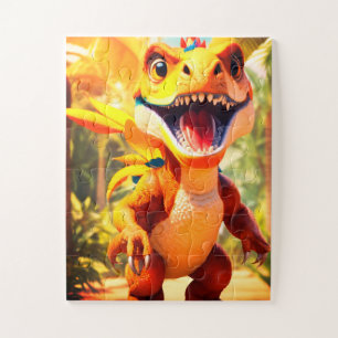 Velociraptor Dinosaur 30 Large Pieces  Jigsaw Puzzle