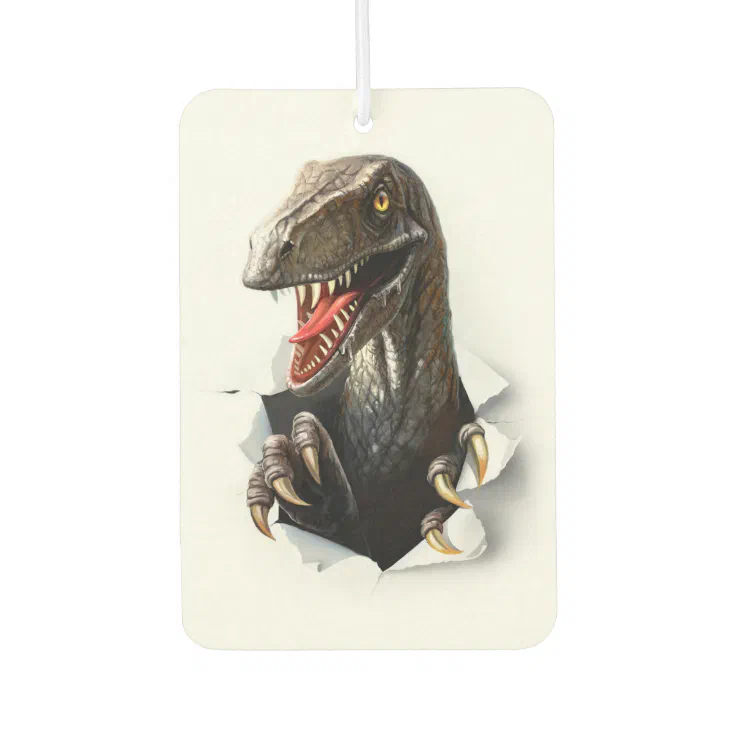 Velociraptor Dinosaur Car Air Freshener | Zazzle