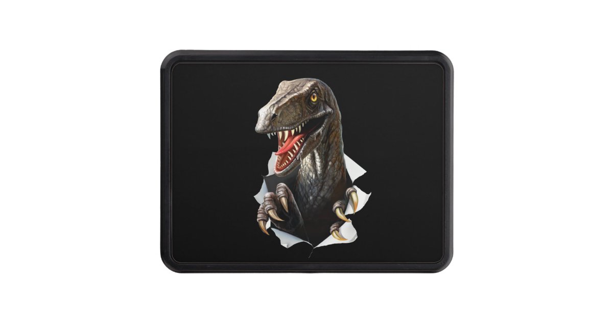 Velociraptor Dinosaur Hitch Cover | Zazzle