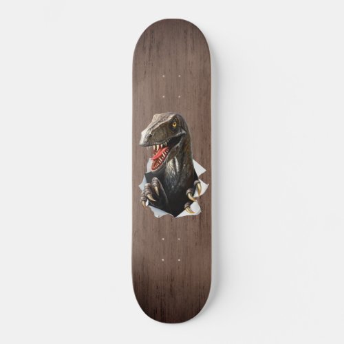 Velociraptor Dinosaur Skateboard