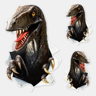 Velociraptor Dinosaur Vinyl Sticker