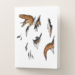 Velociraptor Escape Pocket Folder