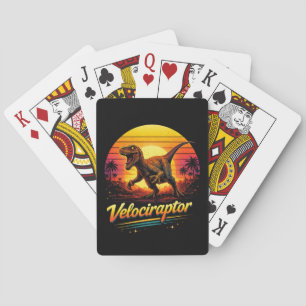 Velociraptor Poker Cards