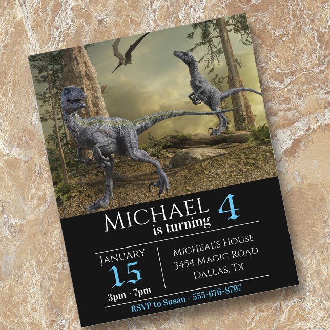 Velociraptor Raptor Birthday  (Creator Uploaded)