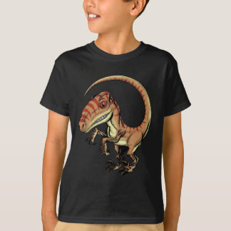 Velociraptor Raptor Dinosaur by Marco D Carillo T-Shirt