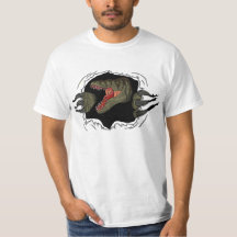 Velociraptor Ripping Through Shirt