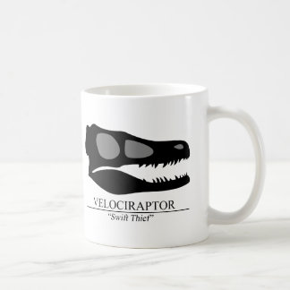Velociraptor Skull Coffee Mug