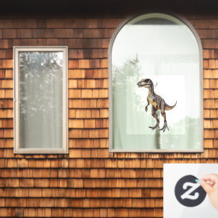 Velociraptor window cling