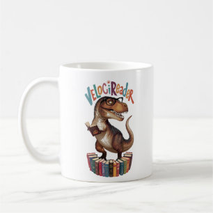 Velocireader Funny Book Reading Lovers Bookish Pun Coffee Mug