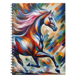 Velocity in Color Horse Notebook