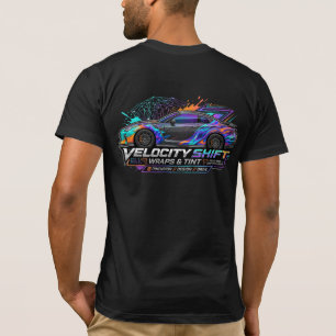 Velocity Shift Vinyl Wraps & Tint Custom Graphic T-Shirt
