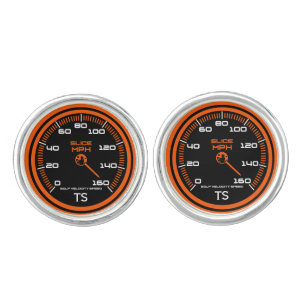Velocity Speed Golf Geek Cufflinks