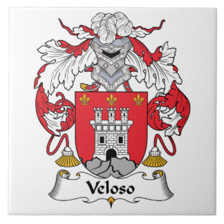 Veloso Family Crest Ceramic Tile