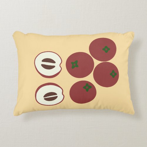 Velvet Apple Accent Pillow