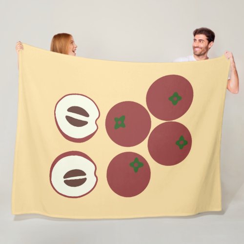 Velvet Apple Fleece Blanket
