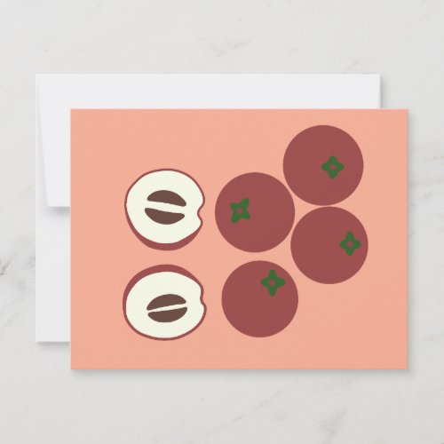 Velvet Apple Invitation Card